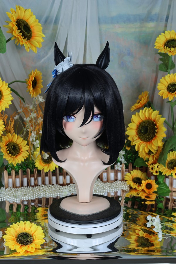 NFD Kigurumi Uma Musume Pretty Derby Eishin Flash Head Shell